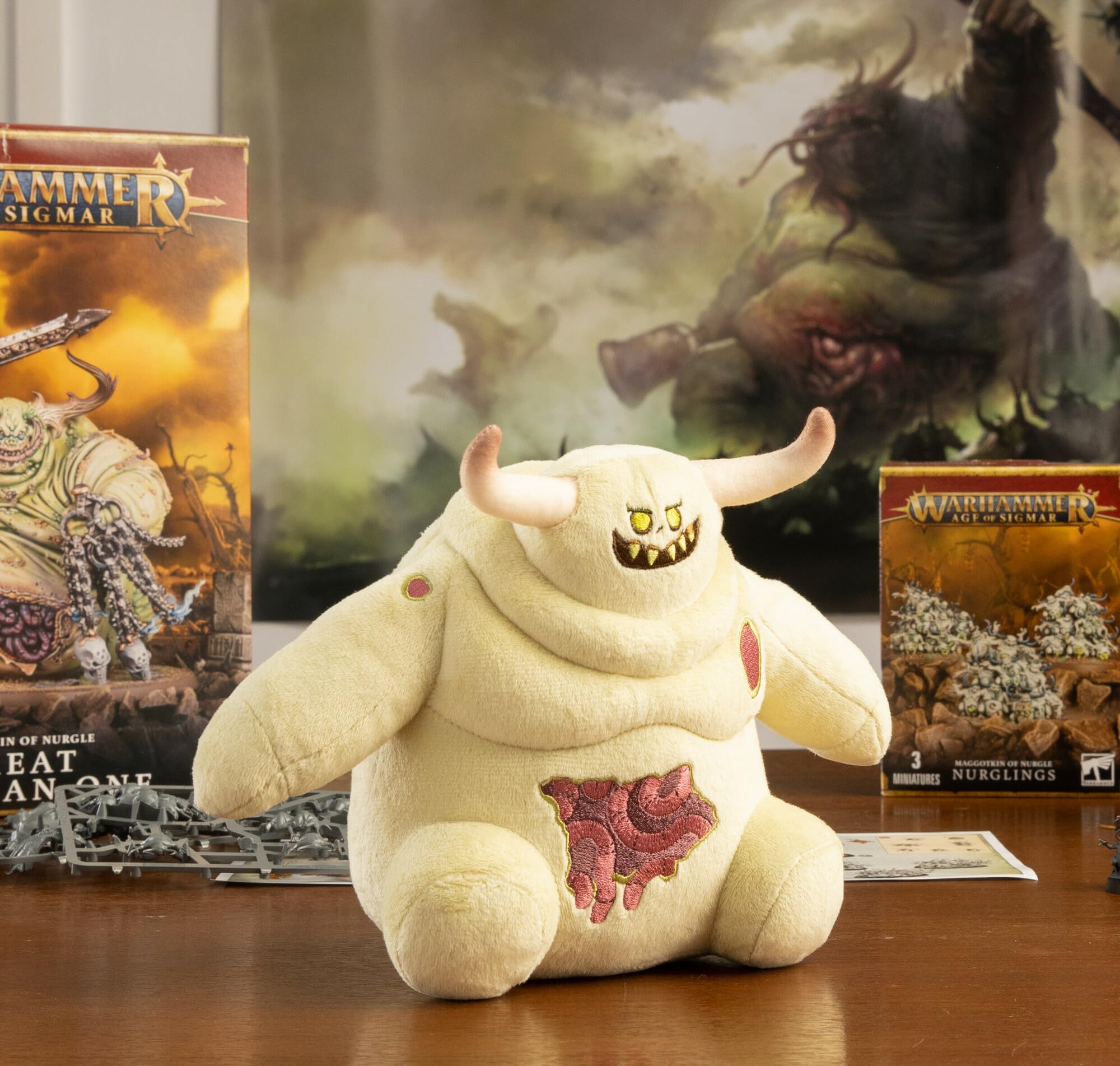 ナーグリングぬいぐるみ テディソフトトイ マゴトキン デスガード ナーグル Amazon.co.jp: Warhammer 40,000個 コレクション用ぬいぐるみ - Little